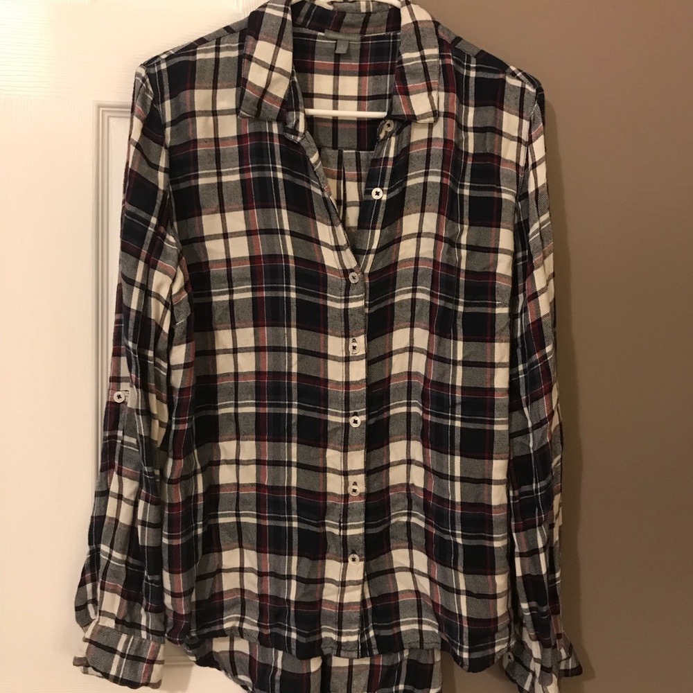 Plaid Button-up